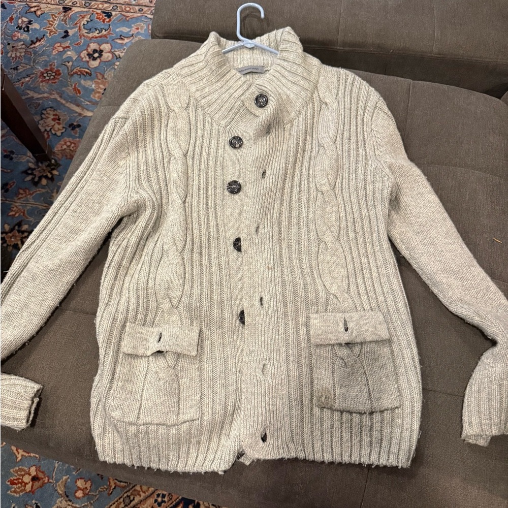 Gray Botton Down Sweater/Cardigan